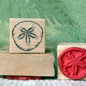 Petit tampon en caoutchouc dollar des sables de oldislandstamps