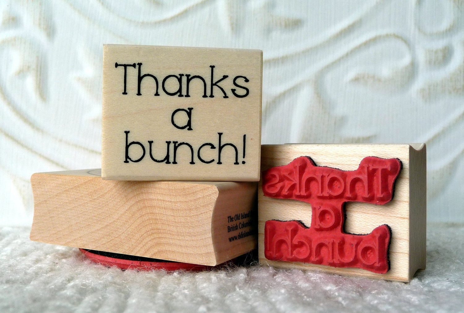 Thanks a Bunch Rubber Stamp From Oldislandstamps - Etsy