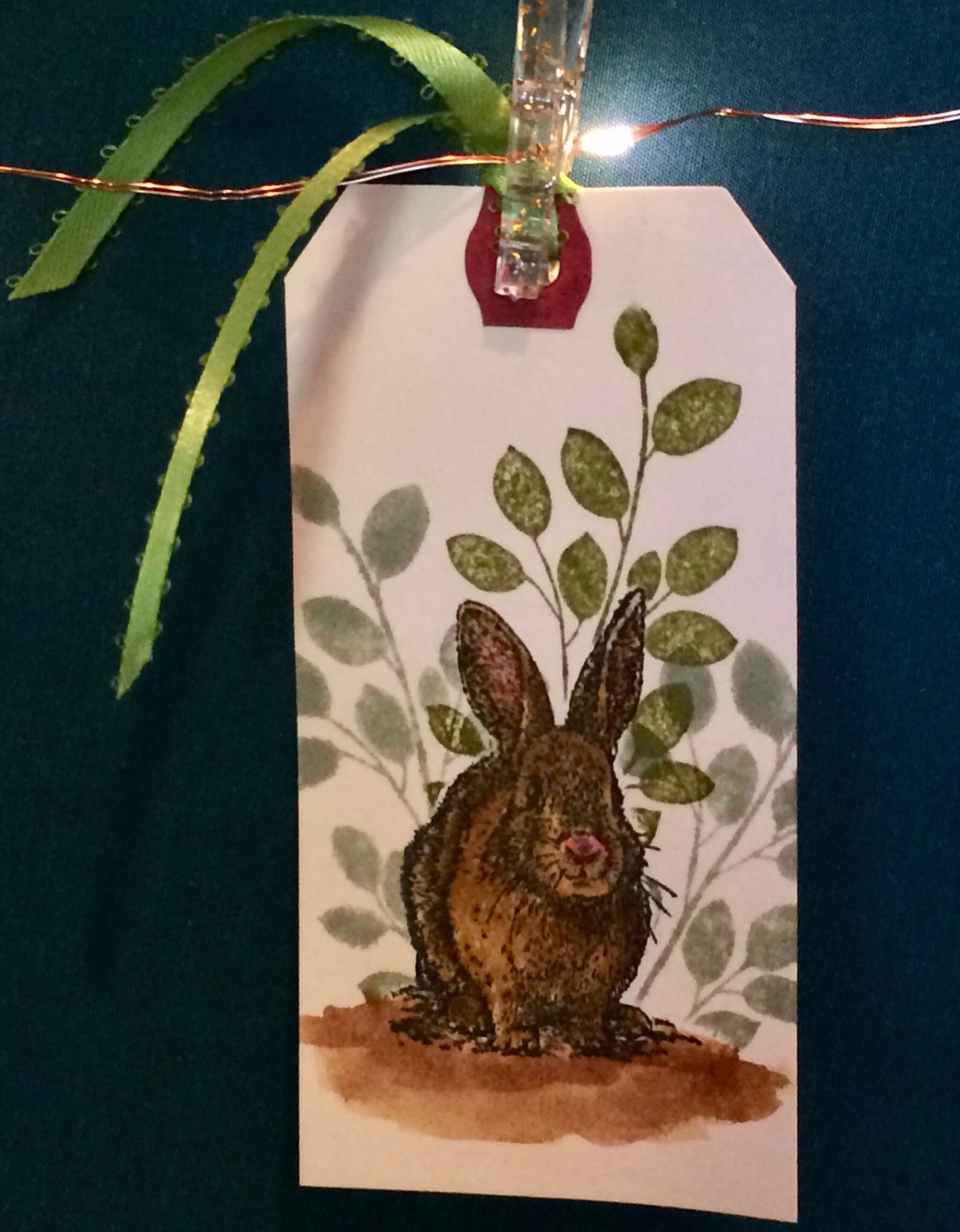 Red Ink Rabbit Stamp Bunny Rabbit Rubber Stamp From Oldislandstamps - Etsy