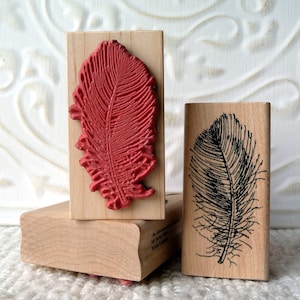 Downey Feather gummistämpel från Oldislandstamps