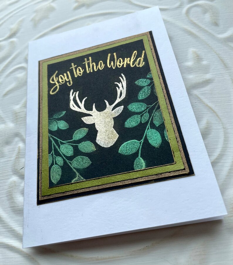 Deer antlers rubber stamp from oldislandstamps image 5