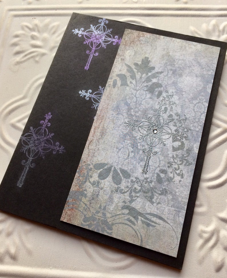 Cross rubber stamp from oldislandstamps
