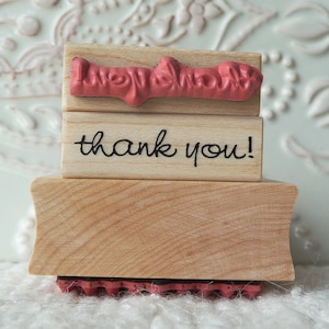 Tiny thank you rubber stamp from oldislandstamps