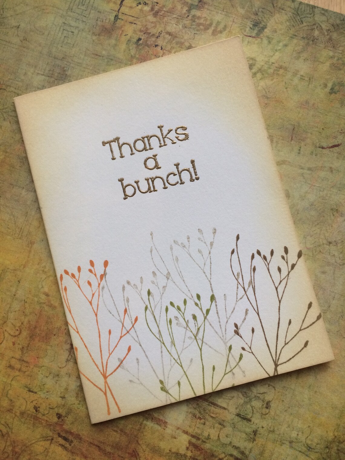 Thanks a Bunch Rubber Stamp From Oldislandstamps - Etsy