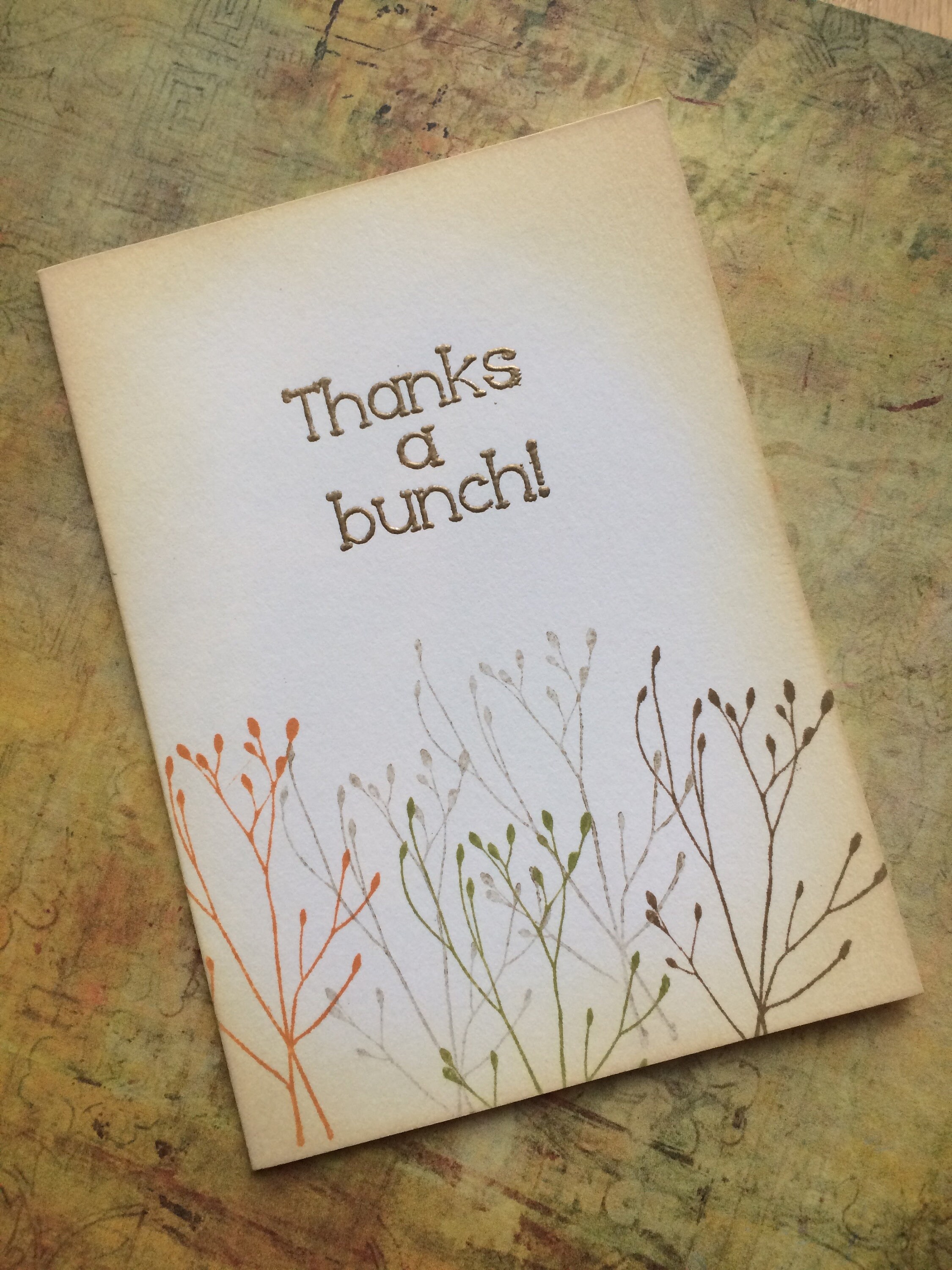 Thanks a Bunch Rubber Stamp From Oldislandstamps - Etsy