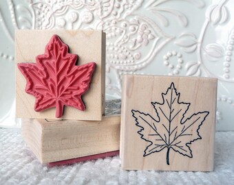 Maple Leaf rubber stamp from oldislandstamps