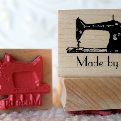 Sewing Machine Rubber Stamp WM P25 Etsy