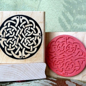 Celtic Circle of Knots rubber stamp from oldislandstamps