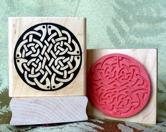 Celtic Circle of Knots rubber stamp from oldislandstamps