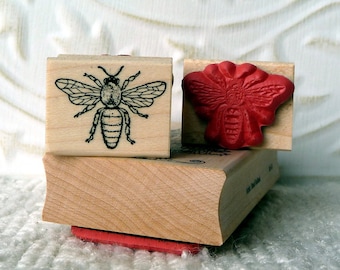 Bee rubber stamp from oldislandstamps