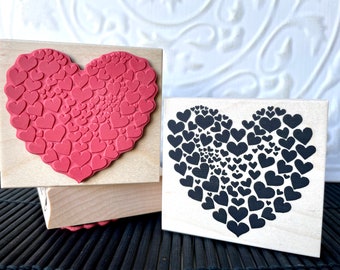 Heart of hearts rubber stamp from oldislandstamps