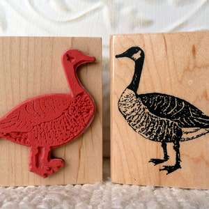 Canada Goose rubber stamp from oldislandstamps
