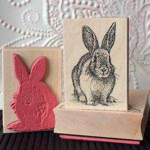 Bunny Rabbit rubber stamp from oldislandstamps