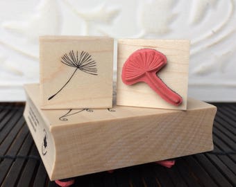 Dandelion Seed rubber stamp from oldislandstamps