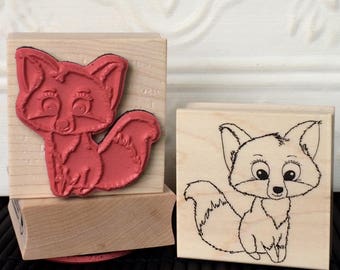 Timbre en caoutchouc Foxy d'oldislandstamps