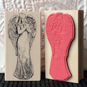 Angel rubber stamp from oldislandstamps
