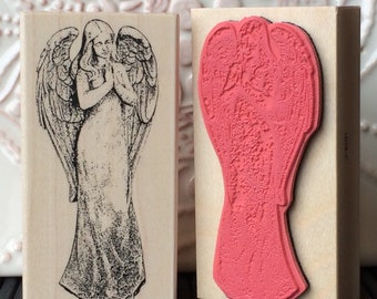 Angel rubber stamp from oldislandstamps