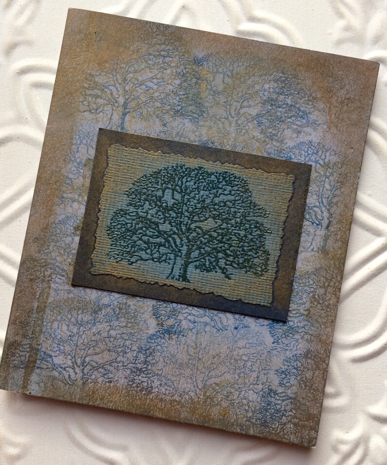 Oak Tree rubber stamp from oldislandstamps image 2