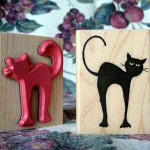Rubberstempel Black Cat van oldislandsstamps