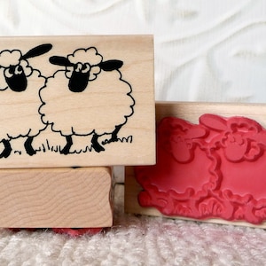 Timbro in gomma di pecora da oldislandstampstamps
