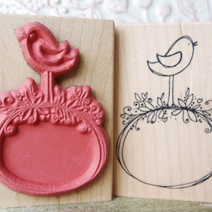 Sweet Little Bird rubber stamp from oldislandstamps