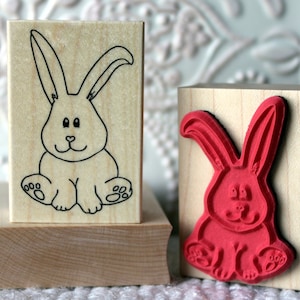 Baby Bunny rubber stamp from oldislandstamps