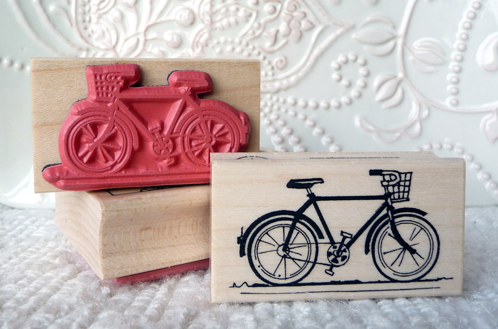 Bicycle Rubber Stamp From Oldislandstamps Etsy