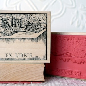 Ex-libris ex-libris rubberstempel van oldislandstamps