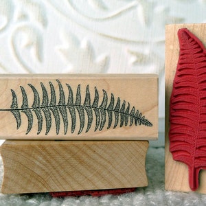 Small Fern rubber stamp from oldislandstamps