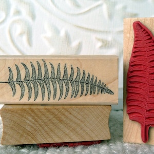 Small Fern rubber stamp from oldislandstamps