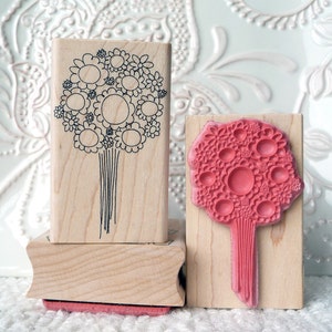 Timbre en caoutchouc Bouquet floral de oldislandstamps