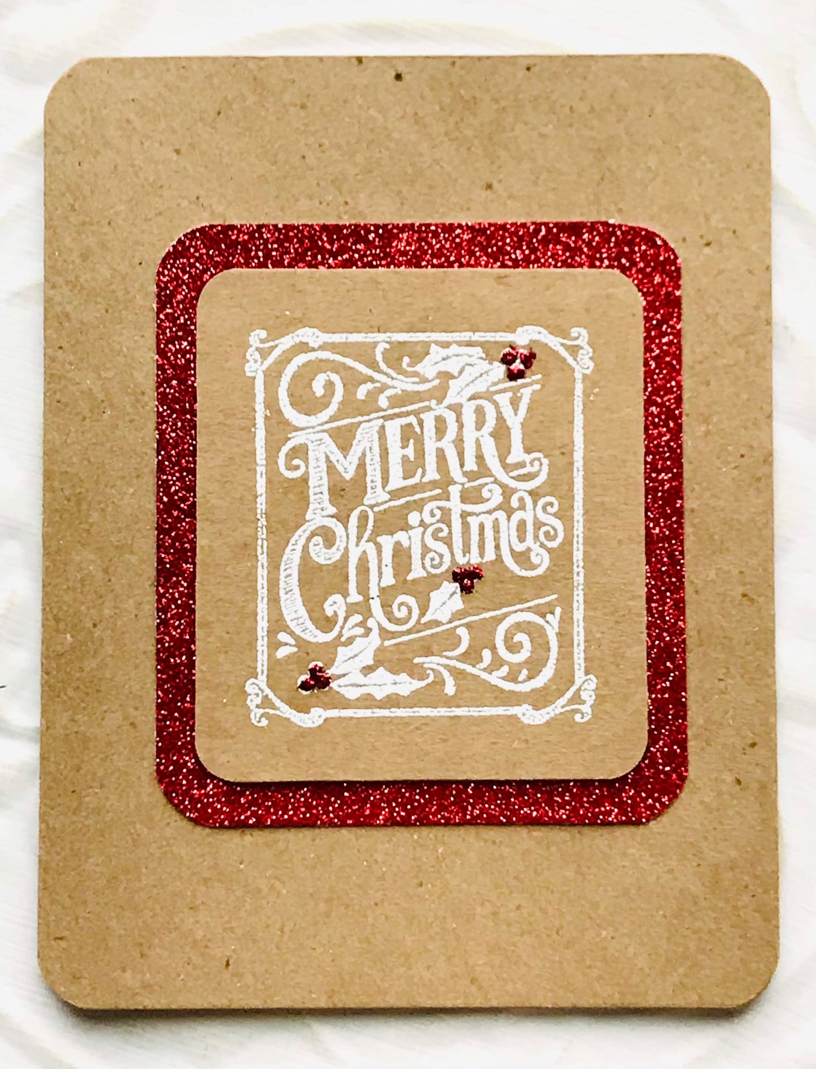 Merry Christmas Chalk Board Rubber Stamp From Oldislandstamps Etsy