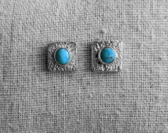 Turquoise and Sterling Earrings