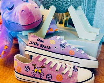 Epcot Figment Inspired Sneakers For Women  (Men or Kids by request)