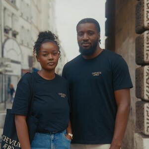 T-shirt avec logo brodé CHEVEUX AFRO