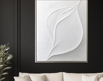 Abstract Minimalist Painting: 3D Elegant Style, Modern Home Decor