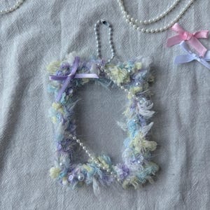 idol photocard holder,kpop toploader,frame,photo keychain,kpop deco,photocard storage,crochet card holder,kpop gift