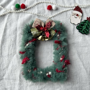 Porta-cartões de pelúcia kpop de natal, porta-cartões kpop exclusivo, chaveiro de fotos, coleção kpop, presente, produtos de natal kpop
