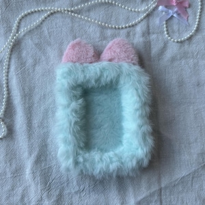 porte-carte photo mignon minou, toploaders, cadre, porte-clés mignon, déco kpop, stockage de carte photo, photo idole, cadeau kpop