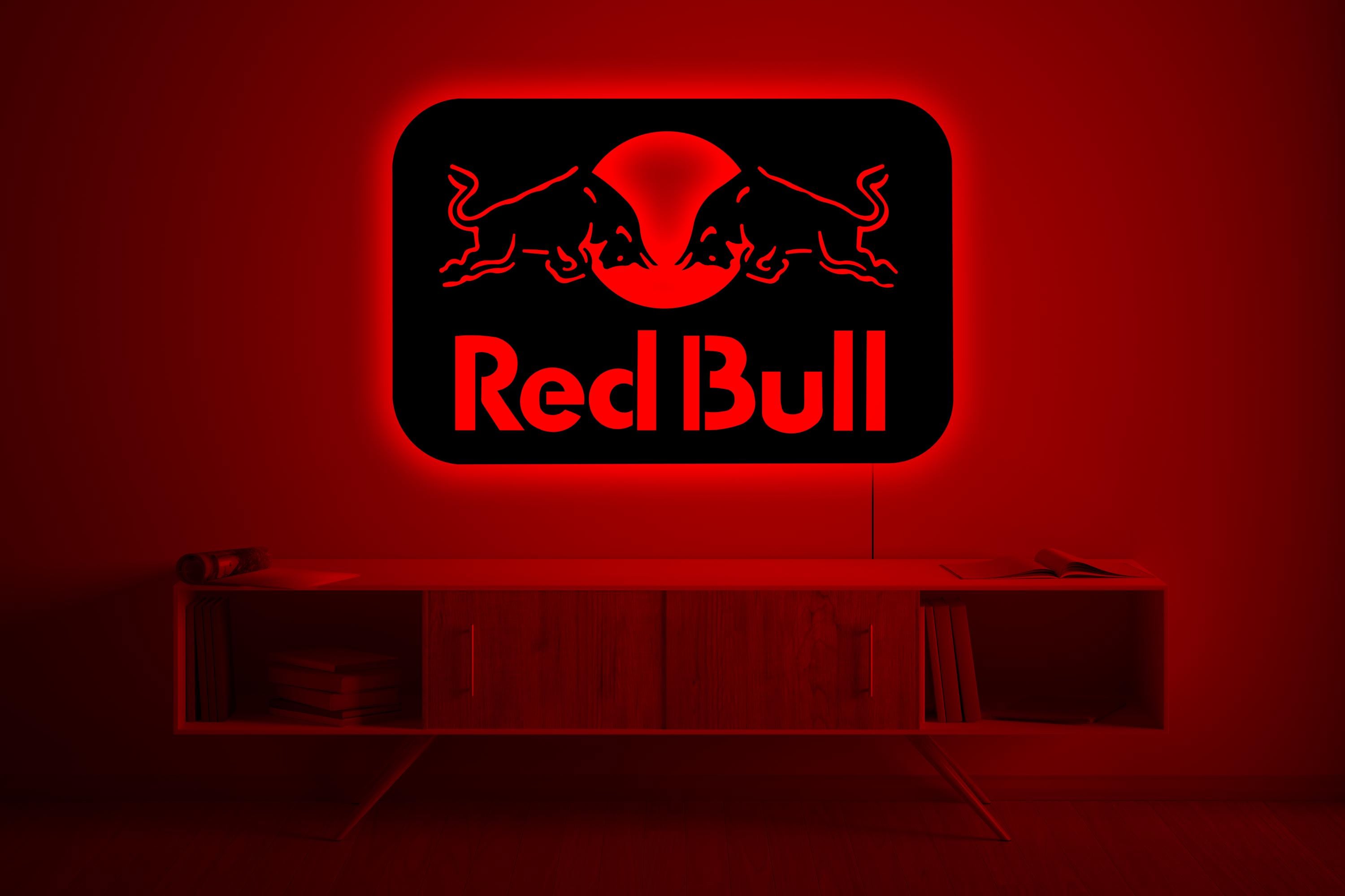 Red bull led light - Etsy 日本