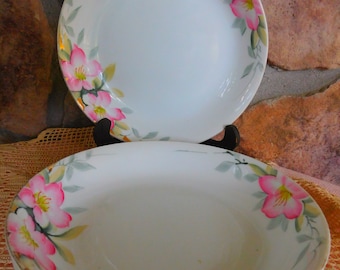 Vintage Noritake Azalea Soup Bowls