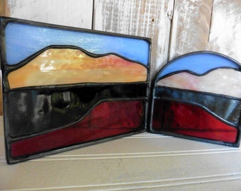 Stained Glass // Desert Landscape