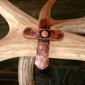 Copper Pocket Cross