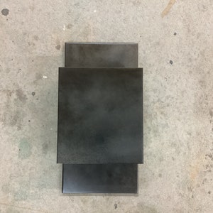 Light Sconce // Steel Contemporary // Interior