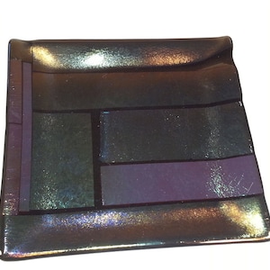 Glass Plate // Iridized