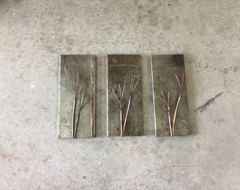 Copper Trees on Steel.