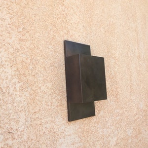 Light Sconce // Steel Contemporary // Interior