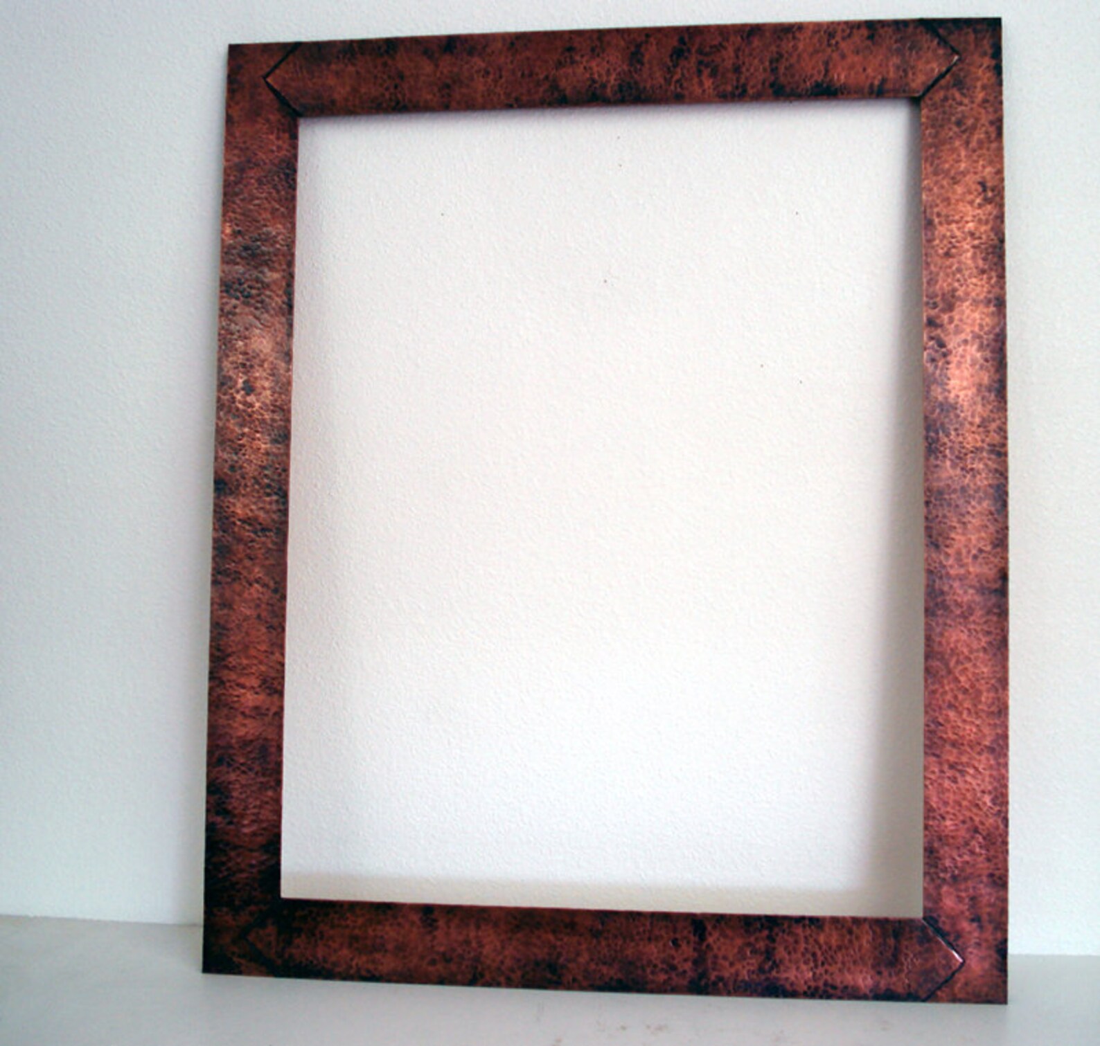 ON SALE Large Heavy Hammered Copper Frame | Etsy