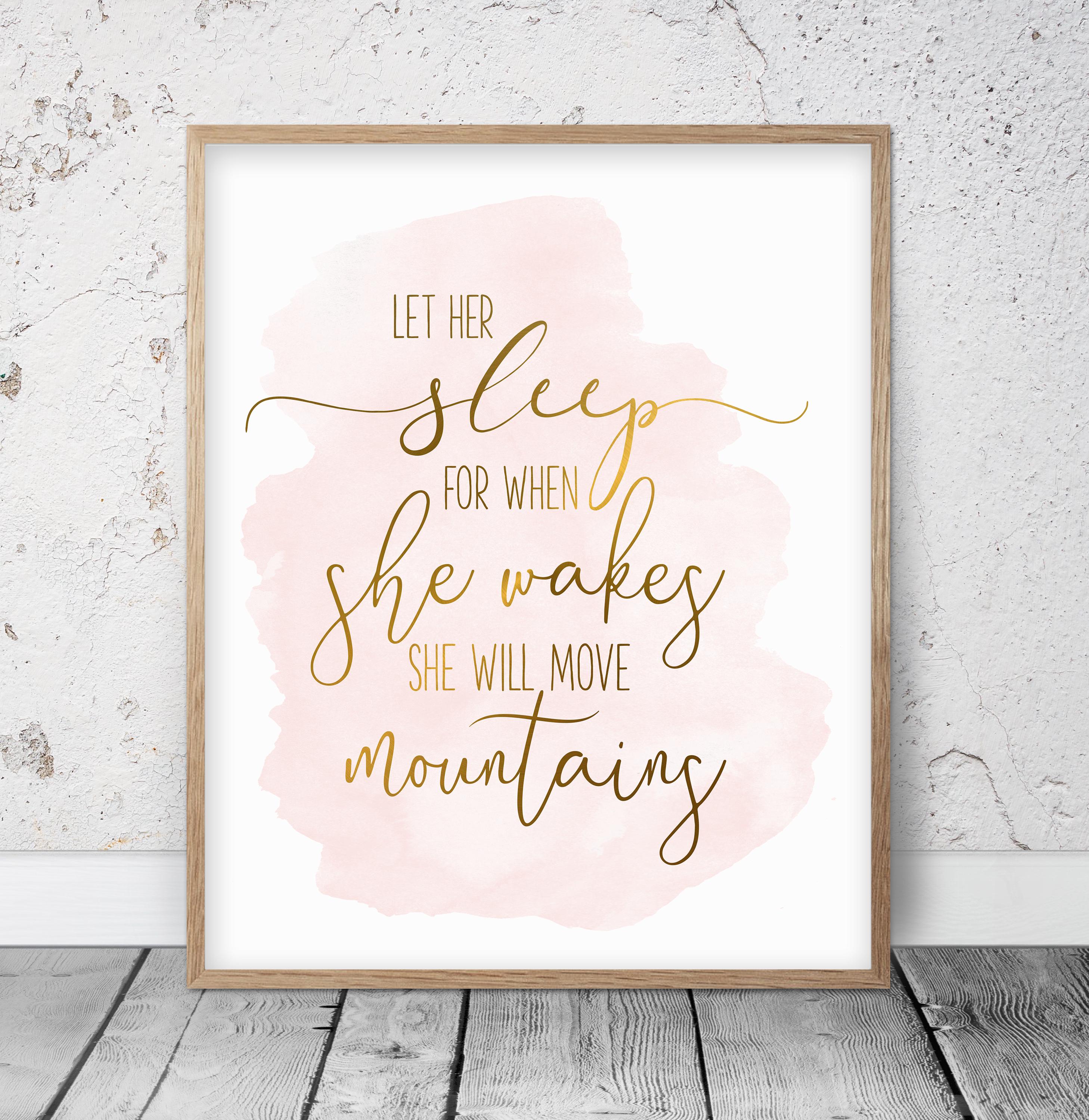 Let Her Sleep for When She Wakes She Will Move Mountains, Pink