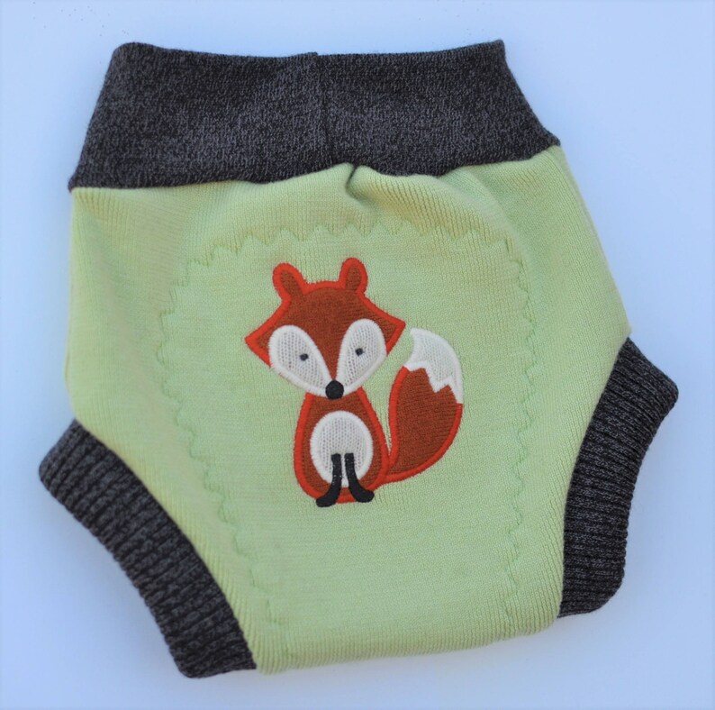 Fox Wool Soaker Large Wool Diaper Cover